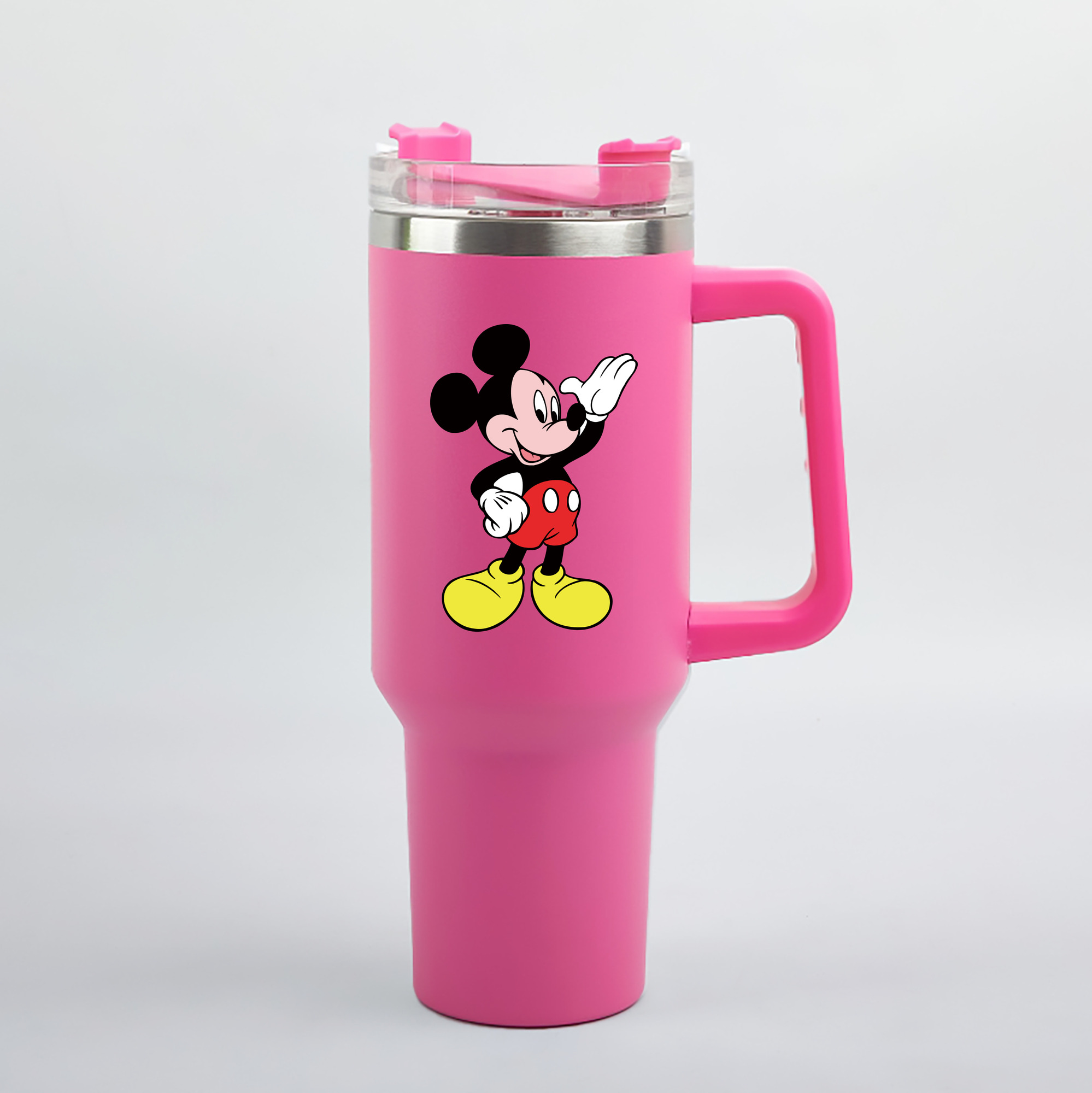 （画像用） ミッキーマウス Mickey Mouse 1200mL車用タンブラー（カラープリント）